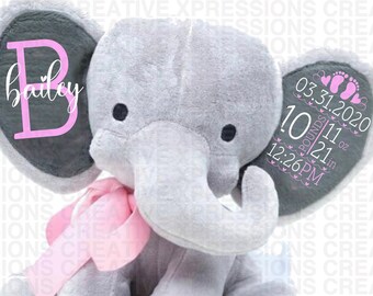 Download Birth Stats Svg Etsy