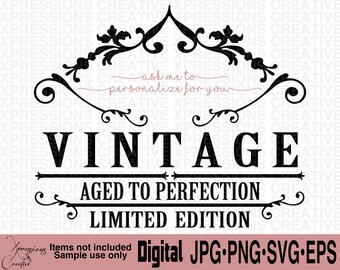 Download Aged To Perfection Svg Etsy