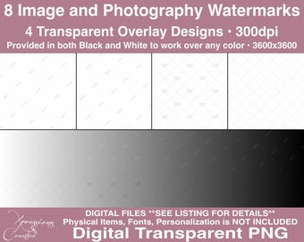 Watermark, Photography Watermark png, Transparent Watermark Overlay, Image Watermark, Protect online design, photo watermark, artwork, image