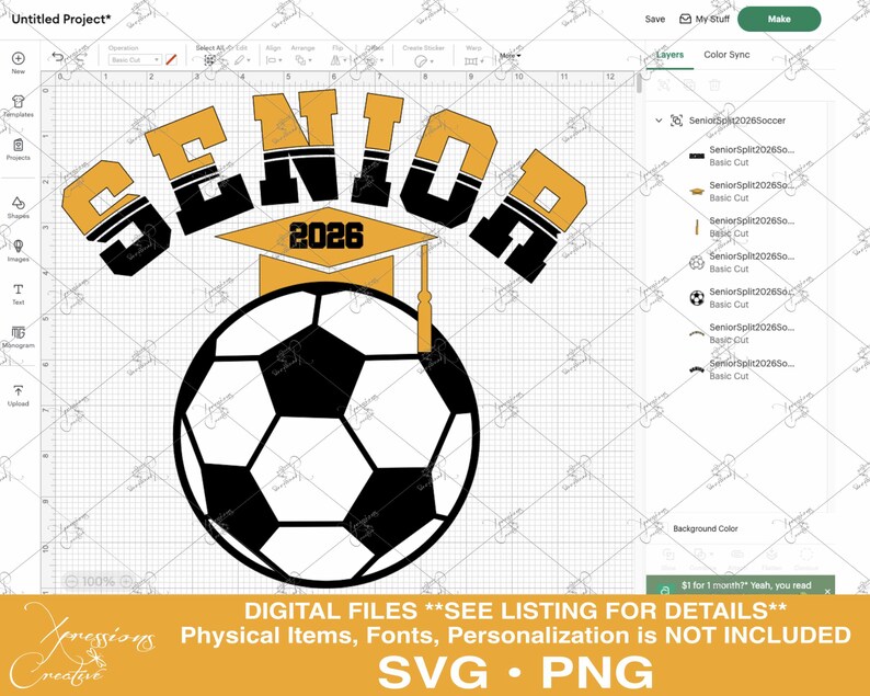 Senior 2026 Svg, Class of 2026, 2026 Graduate, Senior Soccer Svg ...