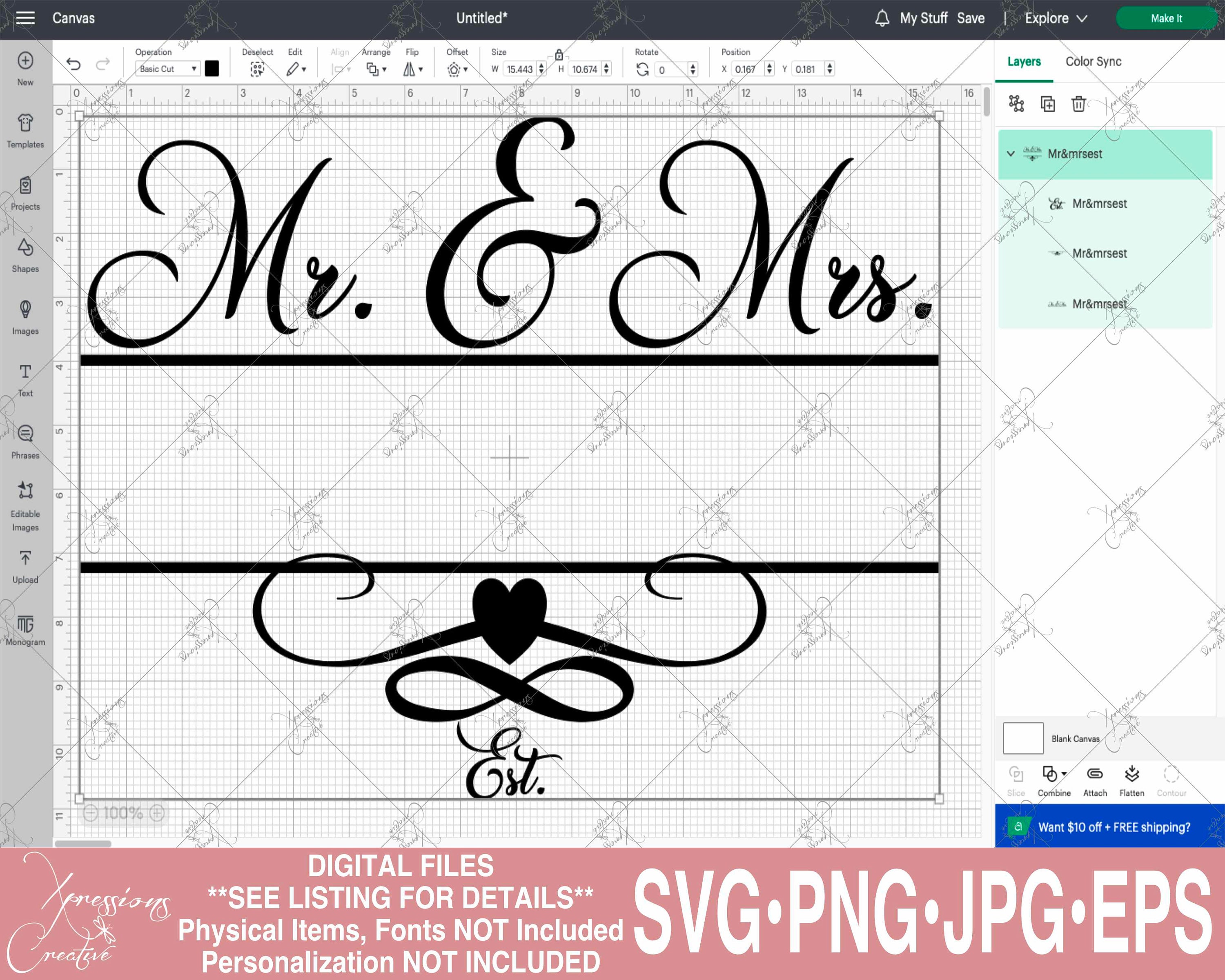 Wedding Svg Marriage Svg Love Svg Mr and Mrs Svg Mr. & - Etsy Canada