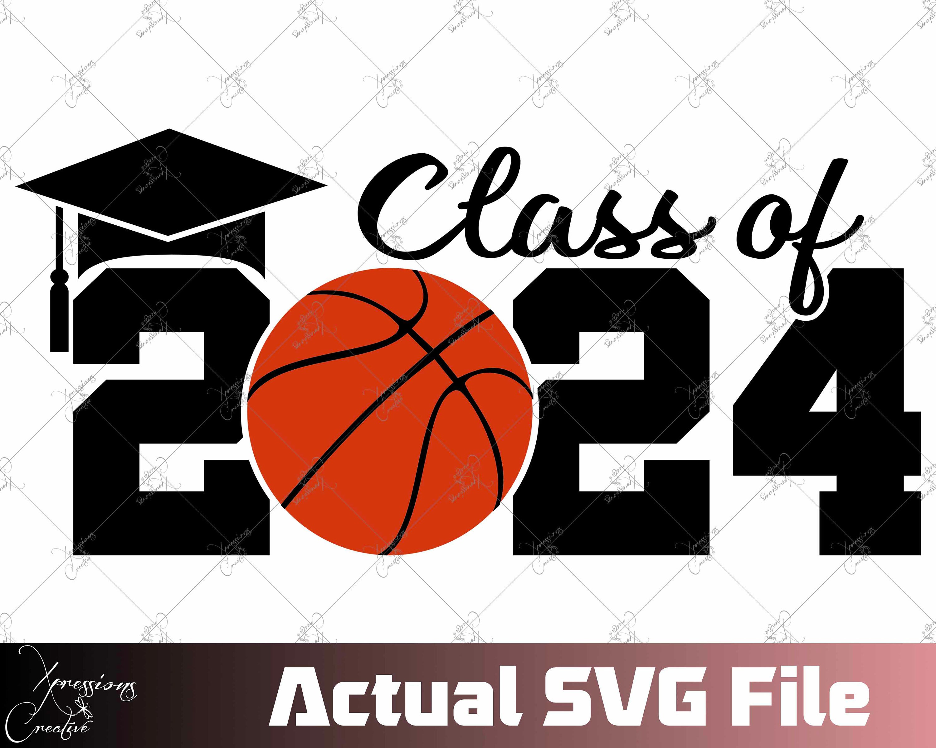 Class of 2024 Senior 2024 Svg 2024 Graduate 2024 Basketball Etsy Hong