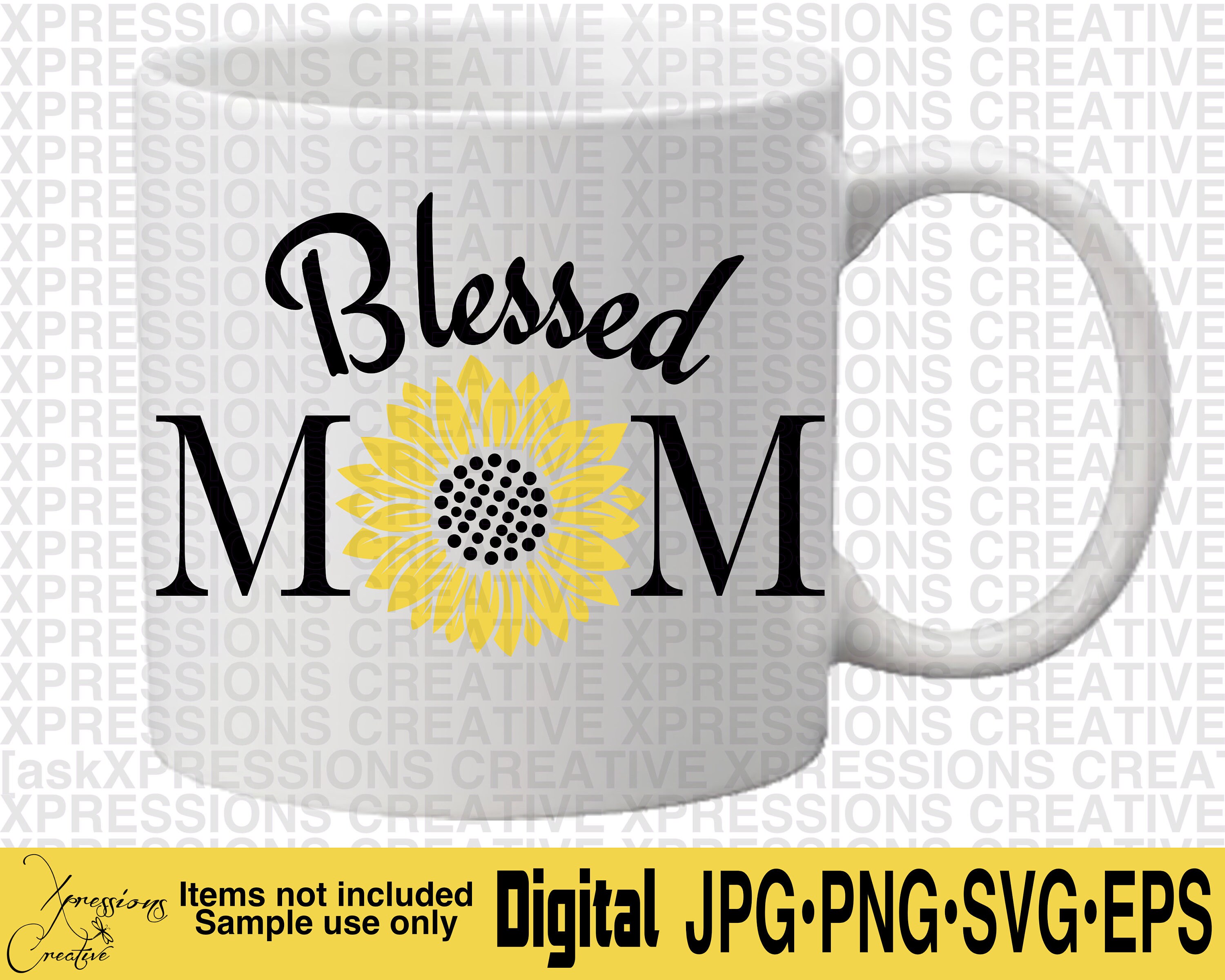 Free Free 287 Blessed Mom Sunflower Svg SVG PNG EPS DXF File