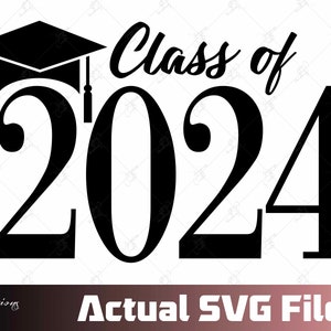 Senior Svg, Class of 2024 Svg, 2024 Monogram Svg, Seniors, Graduation ...