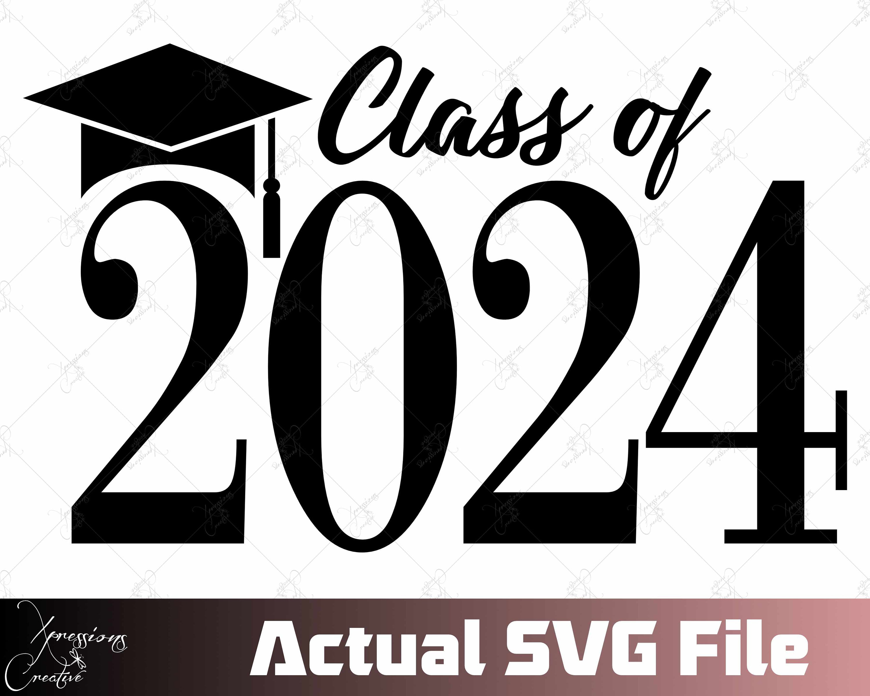 Senior 2024 SVG, Senior Class of 2024 SVG, Graduation 2024 S - Inspire  Uplift