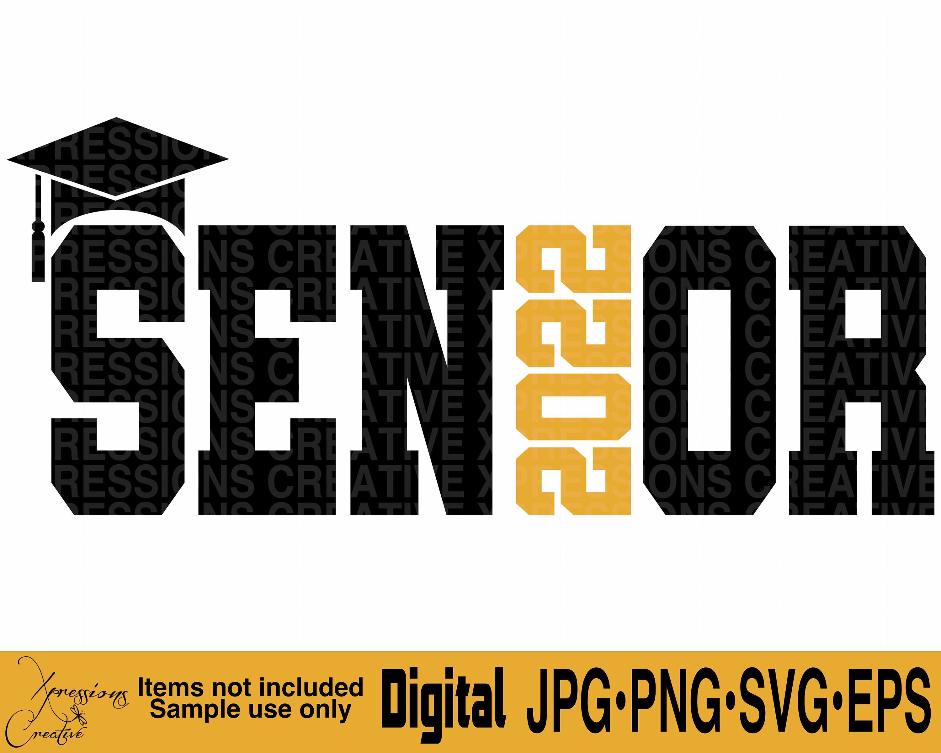 Senior 2022 svg Class of 2022 2022 Graduate Seniors | Etsy