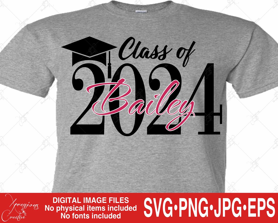 Senior Svg Class of 2024 Svg 2024 Monogram Svg Seniors - Etsy