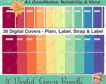 Planer Cover, schlichte digitale Cover, Goodnotes Planer Cover, Notability Journal Cover, Digital Notebook Cover, Minimalist Cover