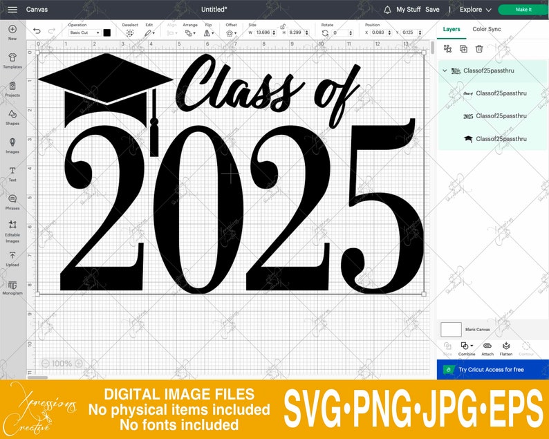 Senior Svg Class of 2025 Svg 2025 Split Monogram Svg Etsy