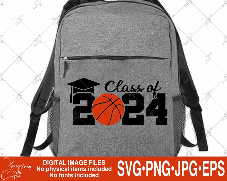 Class of 2024 Senior 2024 Svg 2024 Graduate 2024 Basketball Etsy