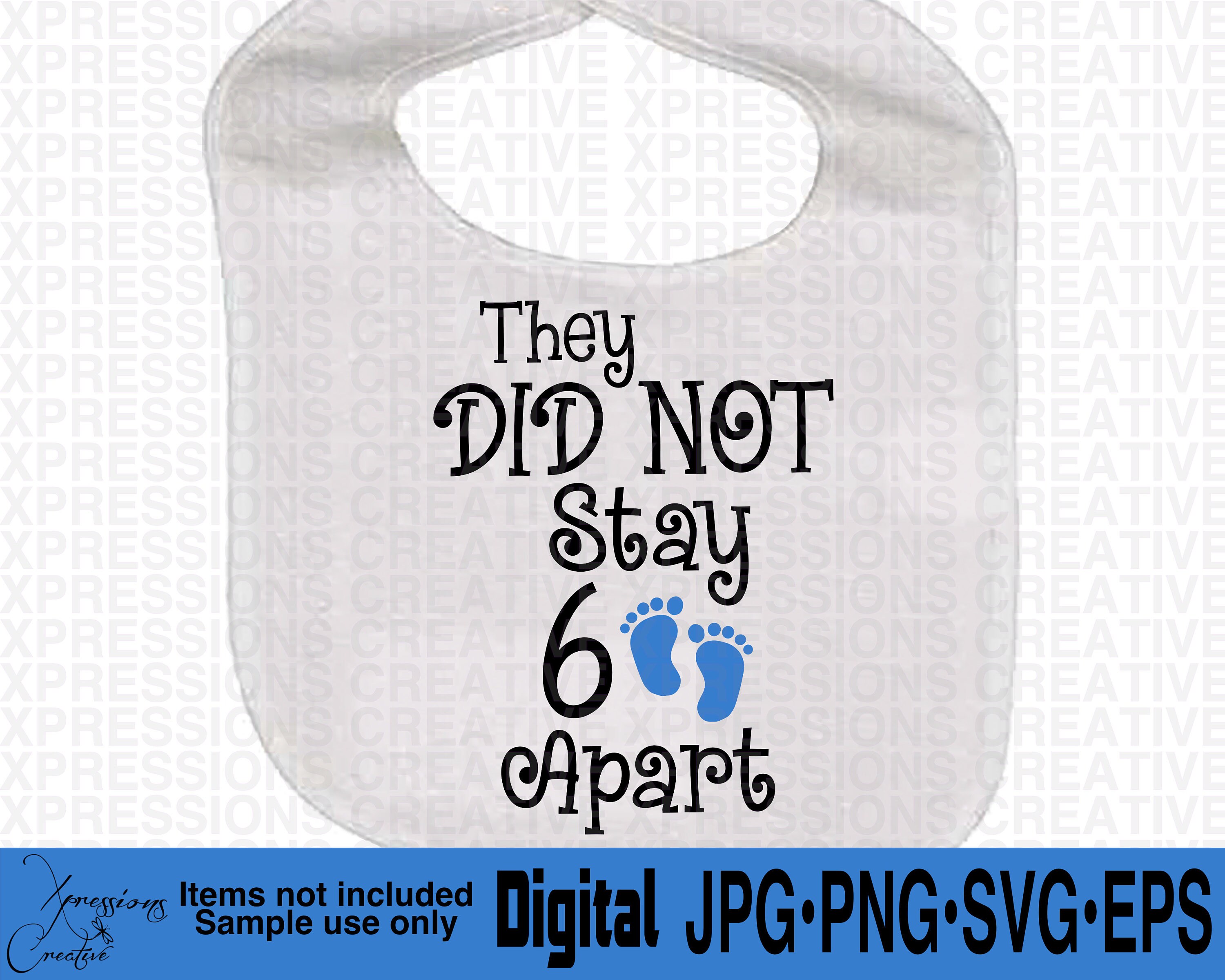 Download Funny Baby svg funny quarantine svg baby bib svg 6 feet | Etsy