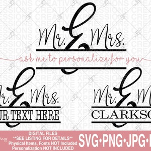 Wedding svg, Marriage svg, Love svg, Mr and Mrs svg, Just Married svg, wedding cut files, Personal Wedding svg, Wedding glasses svg, married