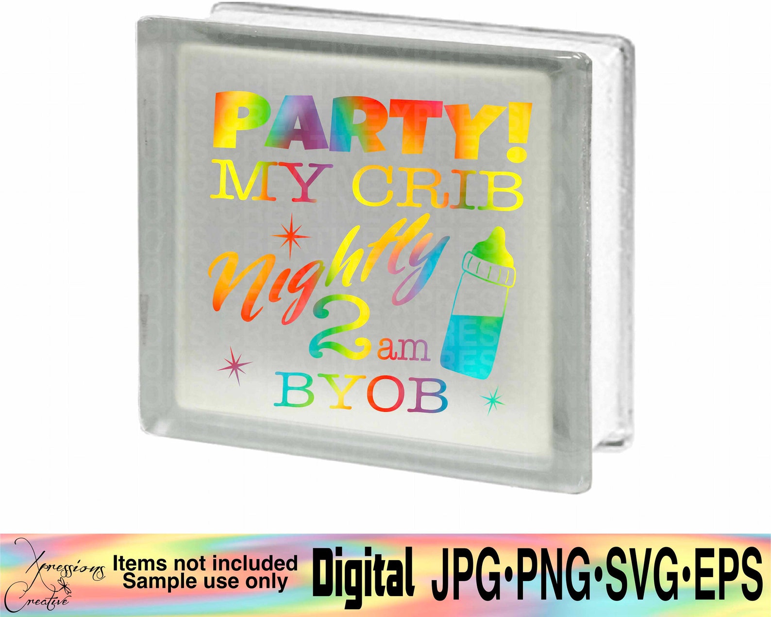 Download Party My Crib SVG Baby Girl Bib SVG baby girl svg baby boy ...