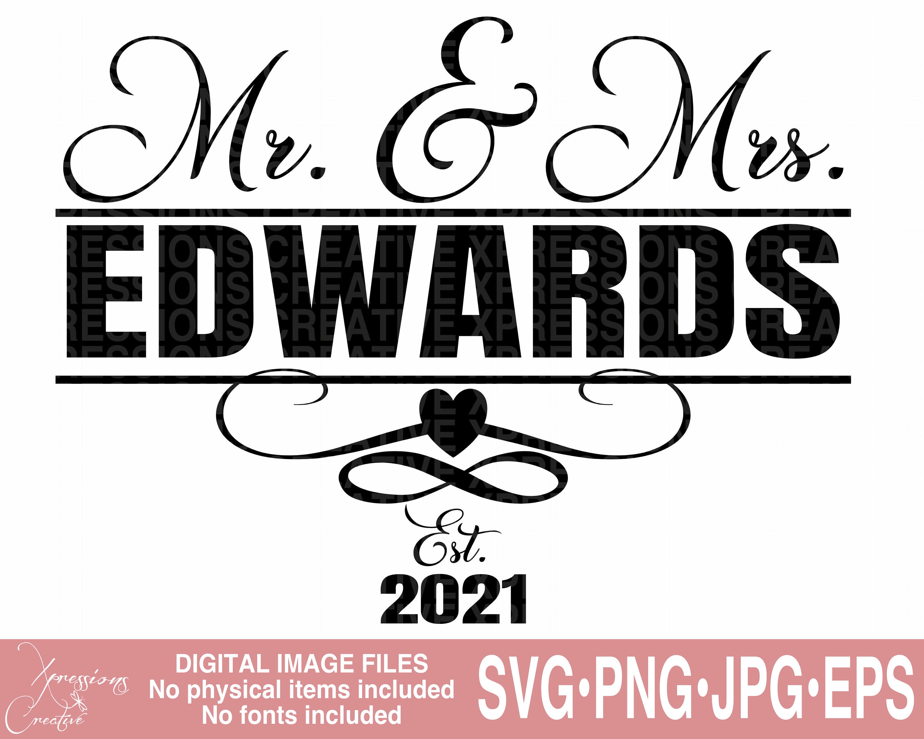 Wedding Svg Marriage Svg Love Svg Mr and Mrs Svg Mr. & - Etsy Canada