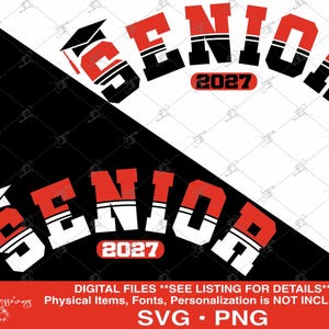 Senior 2027 svg, 2027 Senior Split svg, Class of 2027 DTF, 2027 Graduate svg, Graduation svg, Graduation 2027 svg, 2027 Senior svg, 2027 png