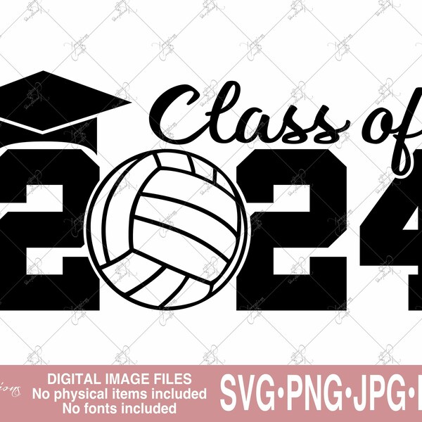 Senior Volleyball 2024 Etsy