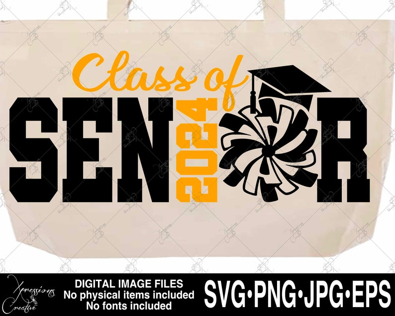 Senior 2024 Svg Class of 2024 2024 Graduate Cheer Svg Etsy
