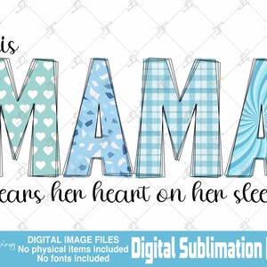 Customizable Mama PNG, Mama With Kids Names, Mama Monogram ...