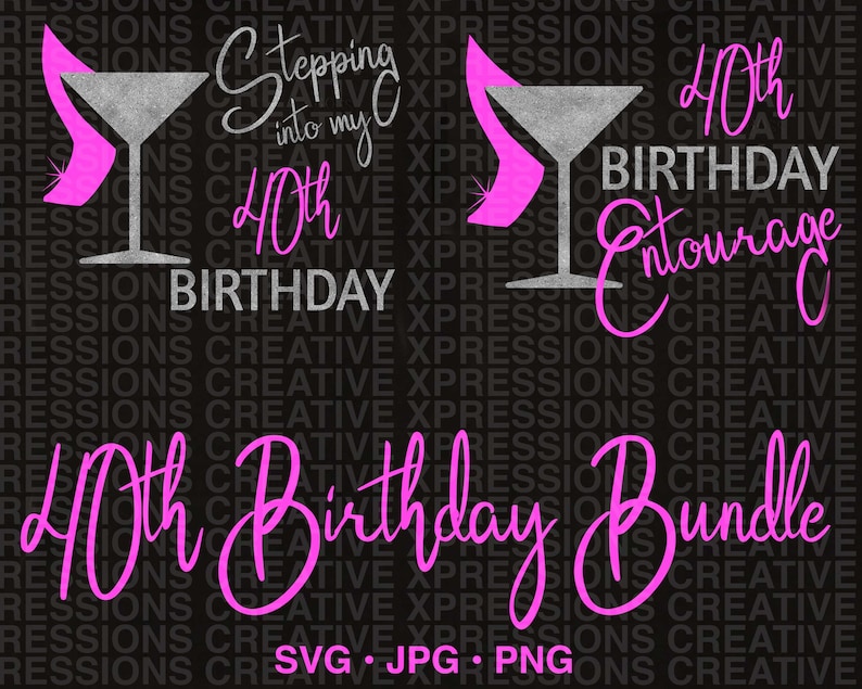 Download 40th Birthday Entourage svg Stepping Into My 40th Birthday ...