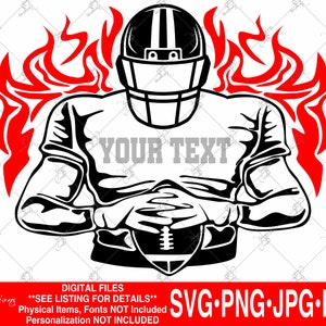 Football Player svg, Personalized Football svg, sports svg, Football Player t-shirt svg, Custom Player svg, Football Template svg, mascot