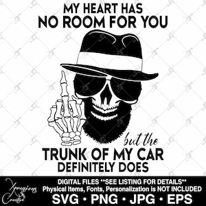 Beards SVG, gangster skull SVG, funny mens tshirt svg, bearded skull svg, dad svg, fathers day svg, gifts for him svg, flip off skeleton svg