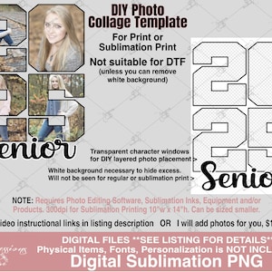 2025 Foto-Collage-Vorlage, Klasse von 2025 Sublimation PNG, Senior 2025, Sublimation-Foto-Collage, 2025-Graduate png, Abschluss 2025 png