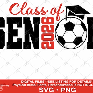 Senior 2026 svg, Klasse von 2026, 2026 graduierter, Fußball svg, Abschluss svg, 2026 svg, Senior Fußball svg, Highschool-Fußball 2026, Jungen, Mädchen