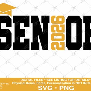 Senior 2026 svg, Class of 2026, 2026 Graduate, Seniors, Graduation svg, 2026 svg, Graduation 2026 svg, Senior svg, 2026 Senior svg, 2026 png