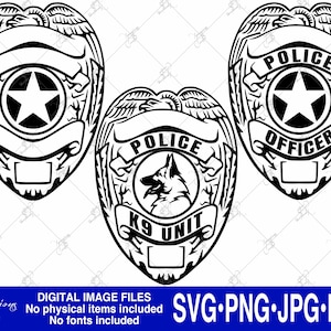 Police Badge svg, Back The Blue SVG, Police Badge svg, Thin Blue Line svg, Police K9 Unit svg, Police Officer PNG, Police Badge Template svg