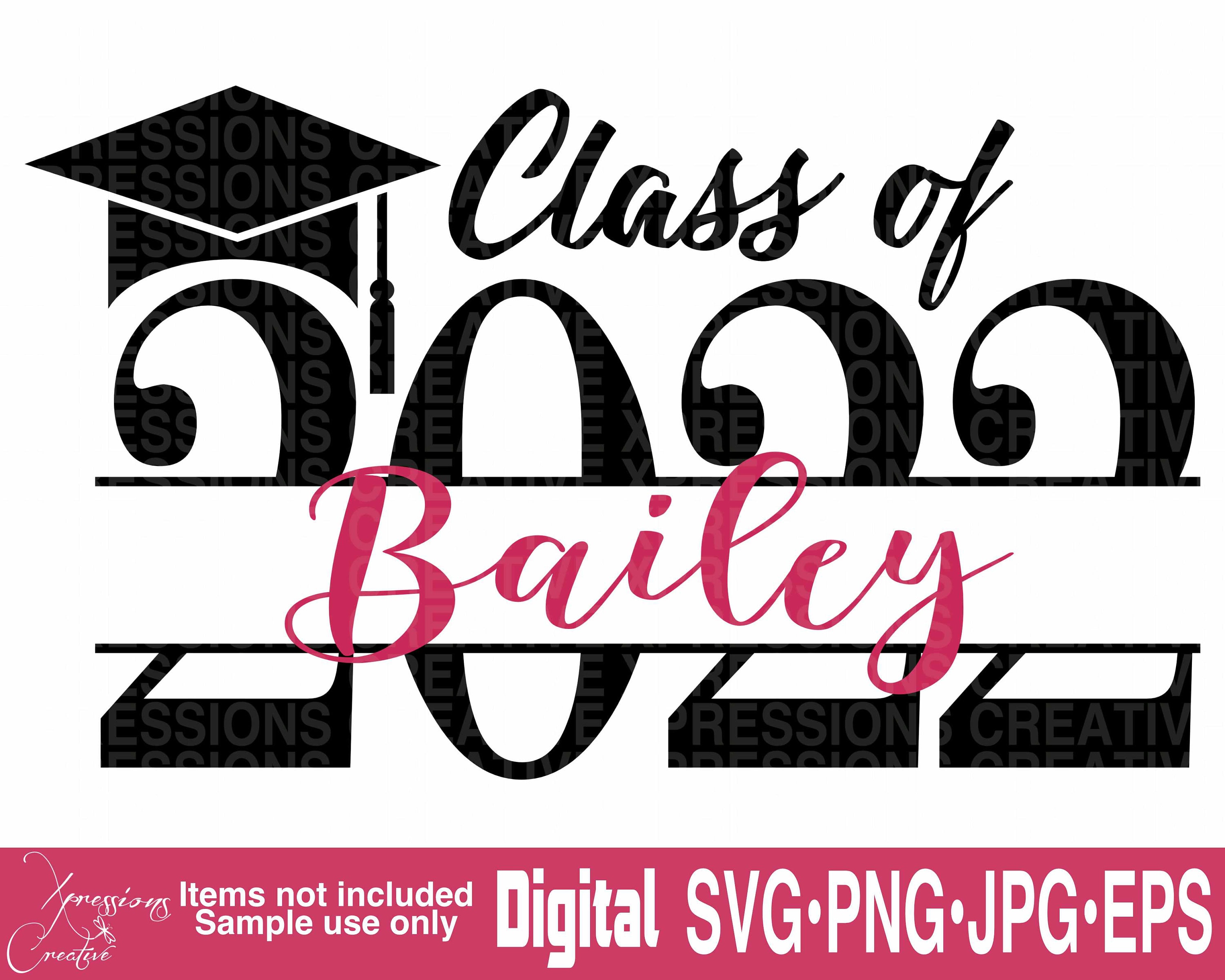 Senior svg Class of 2022 svg 2022 Split Monogram svg | Etsy