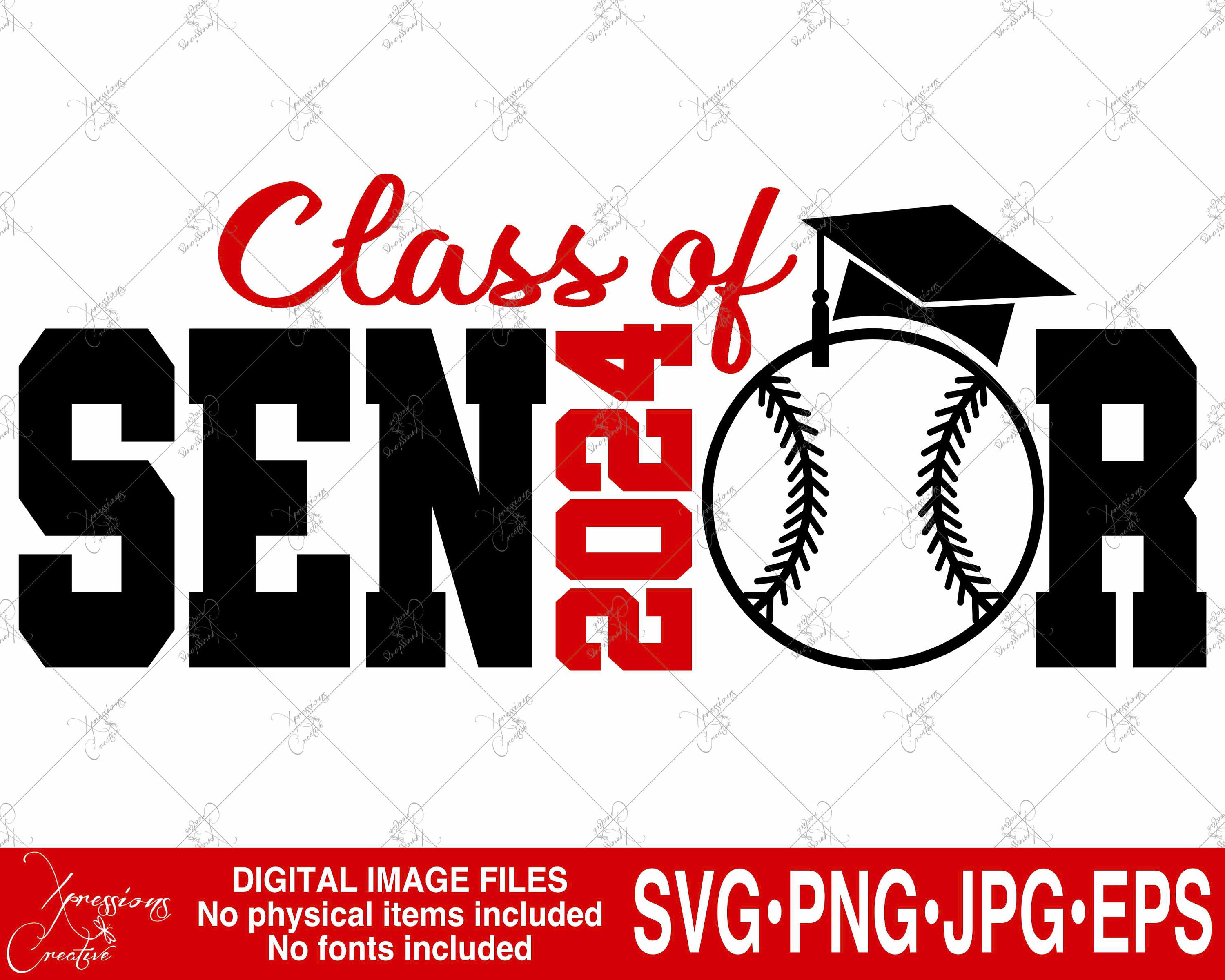 Senior 2024 Svg Class of 2024 2024 Graduate Baseball Svg Etsy