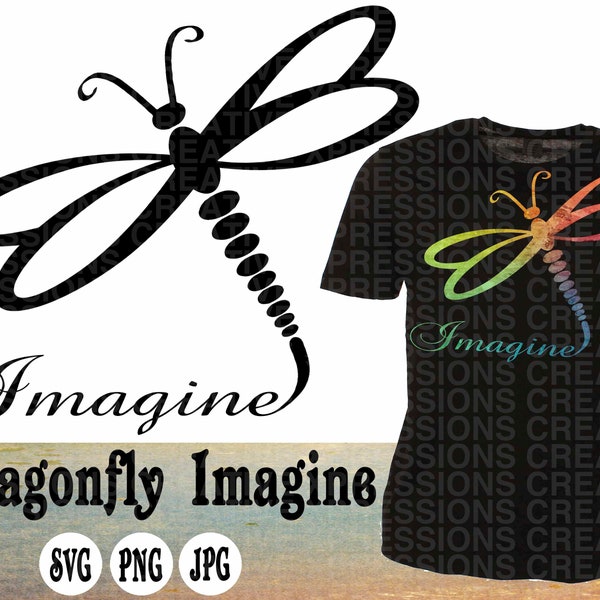 Dragonfly svg, Dragonfly Imagine svg, Imagine clipart, Dragonfly Imagine, Imagine Dragonfly svg, Dragonfly tshirt, Dragonfly mug svg