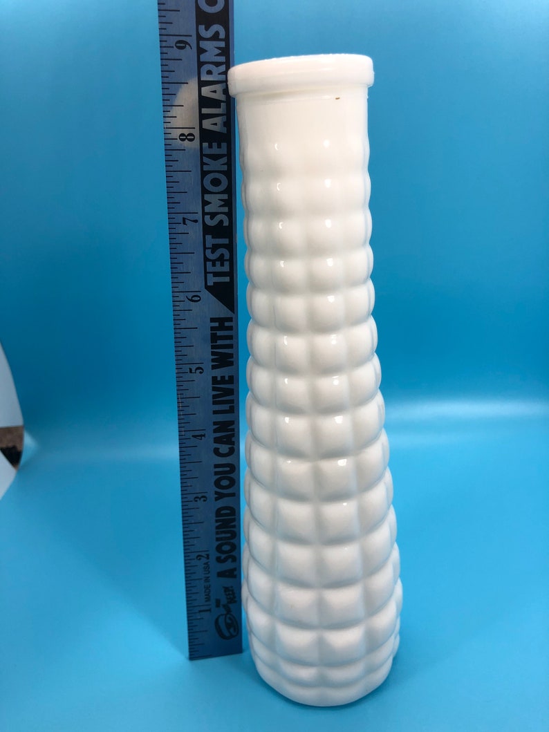 Milk Glass Bud Vase E O Brody Co in Beautiful Shape Corn Cobb Design Etsy