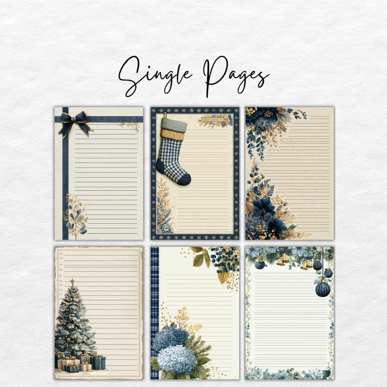 Cozy Winter Junk Journal Kit | Printable Winter Digital Papers ...