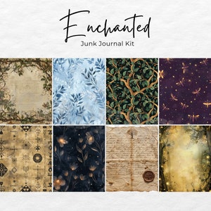 Fairy Forest Junk Journal Digital Kit Printable, Enchanted Forest ...