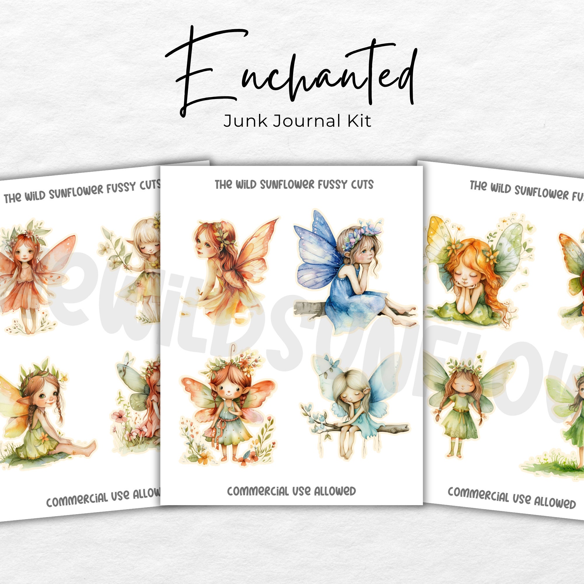 Fairy Forest Junk Journal Digital Kit Printable, Enchanted Forest ...