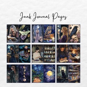 Celestial Apothecary Junk Journal Kit, Fantasy Magic Printable Pages - Etsy
