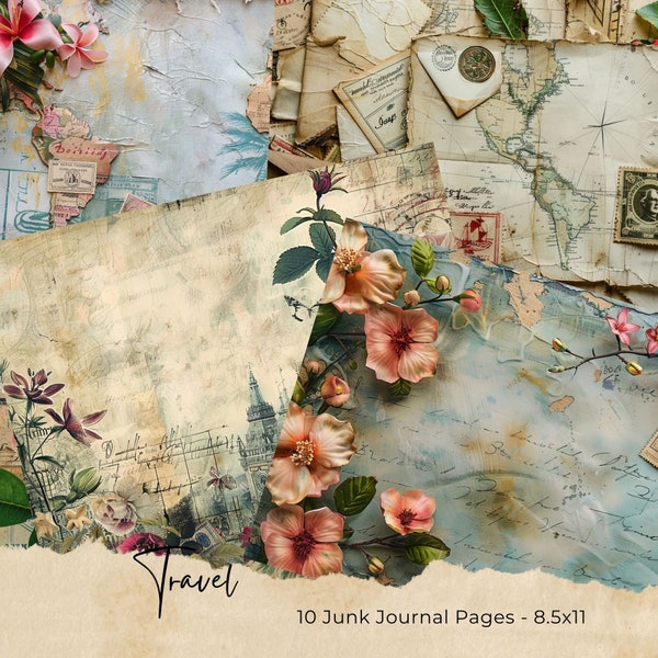 Travel Scrapbook - Etsy