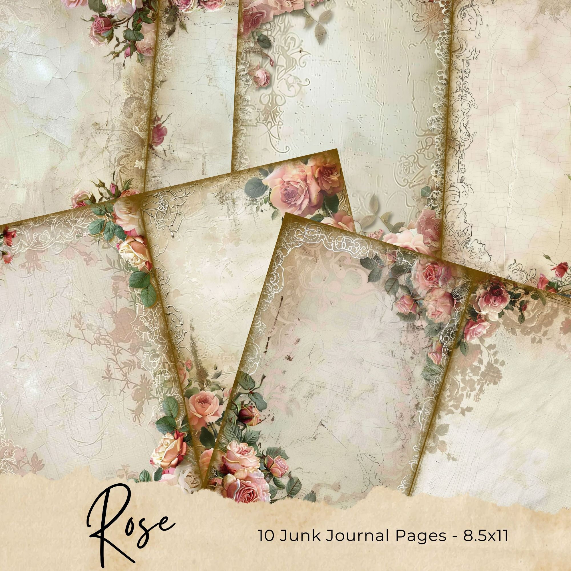 Pink Journal Pages - Etsy
