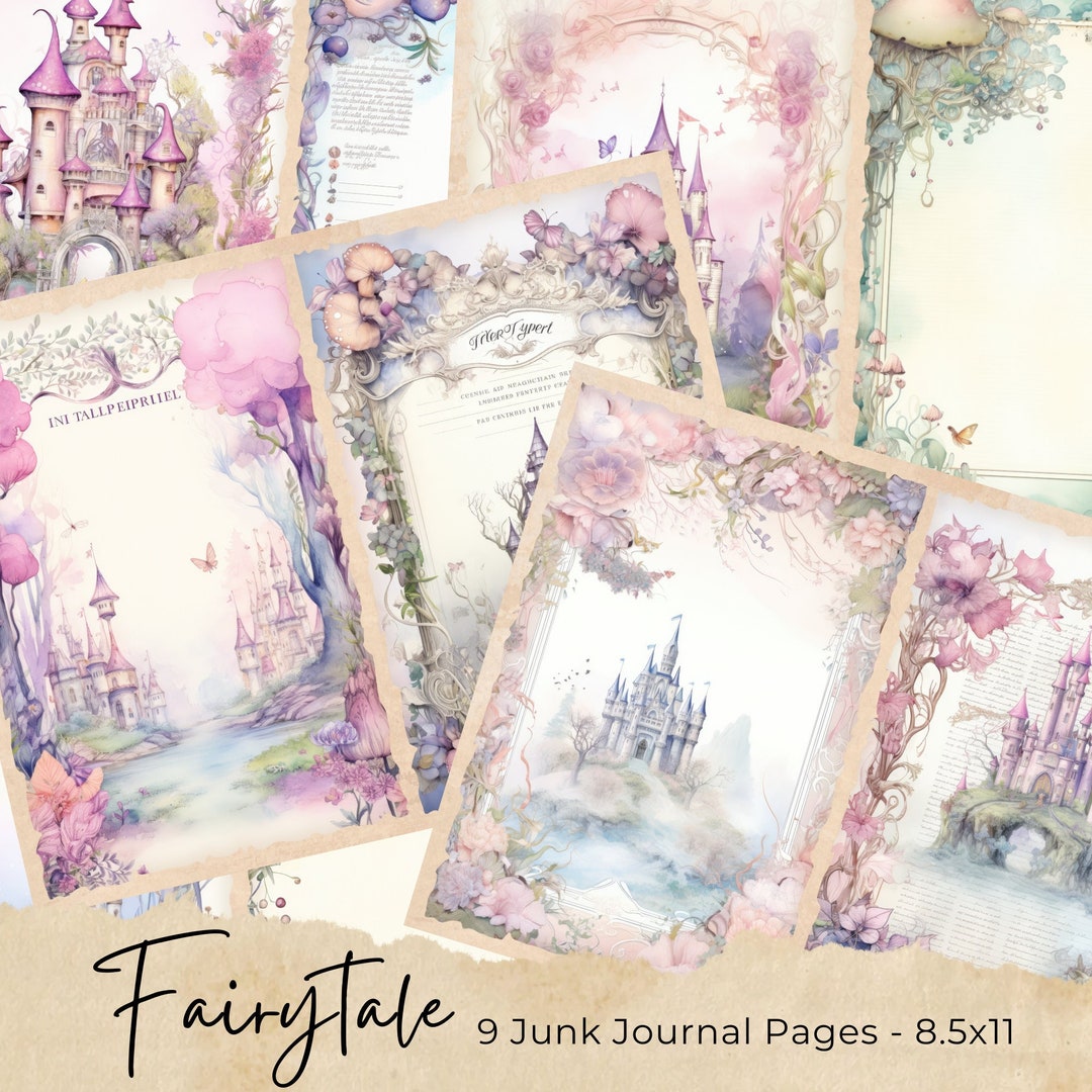 Fantasy Forest Junk Journal Kit Enchanted Forest Journal Pages, Junk ...