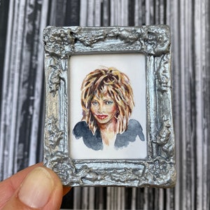Tina Turner- Original Miniature Portrait