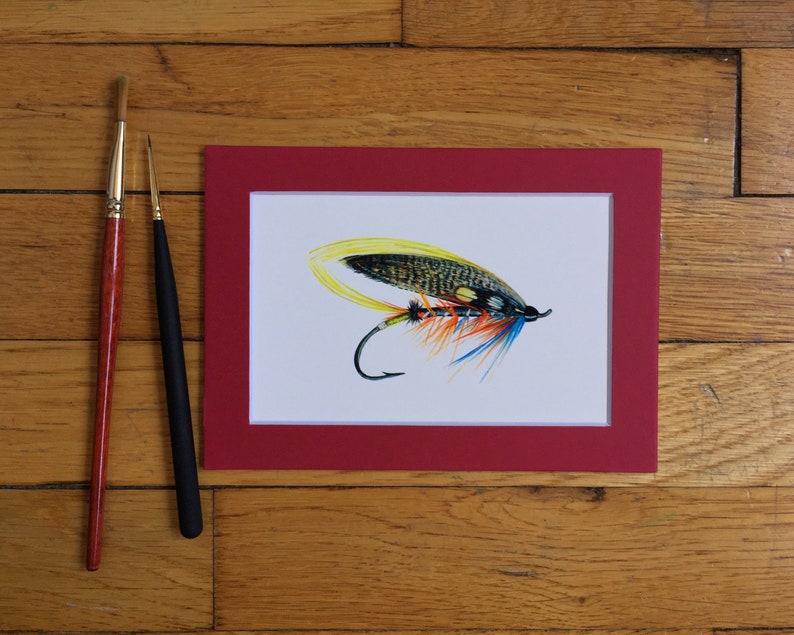 Thunder & Lightning Salmon Fly Fine Art Print image 4