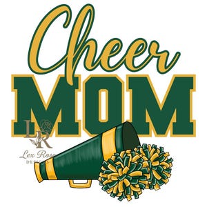 Cheer Mom PNG: digitale download voor fysieke creaties