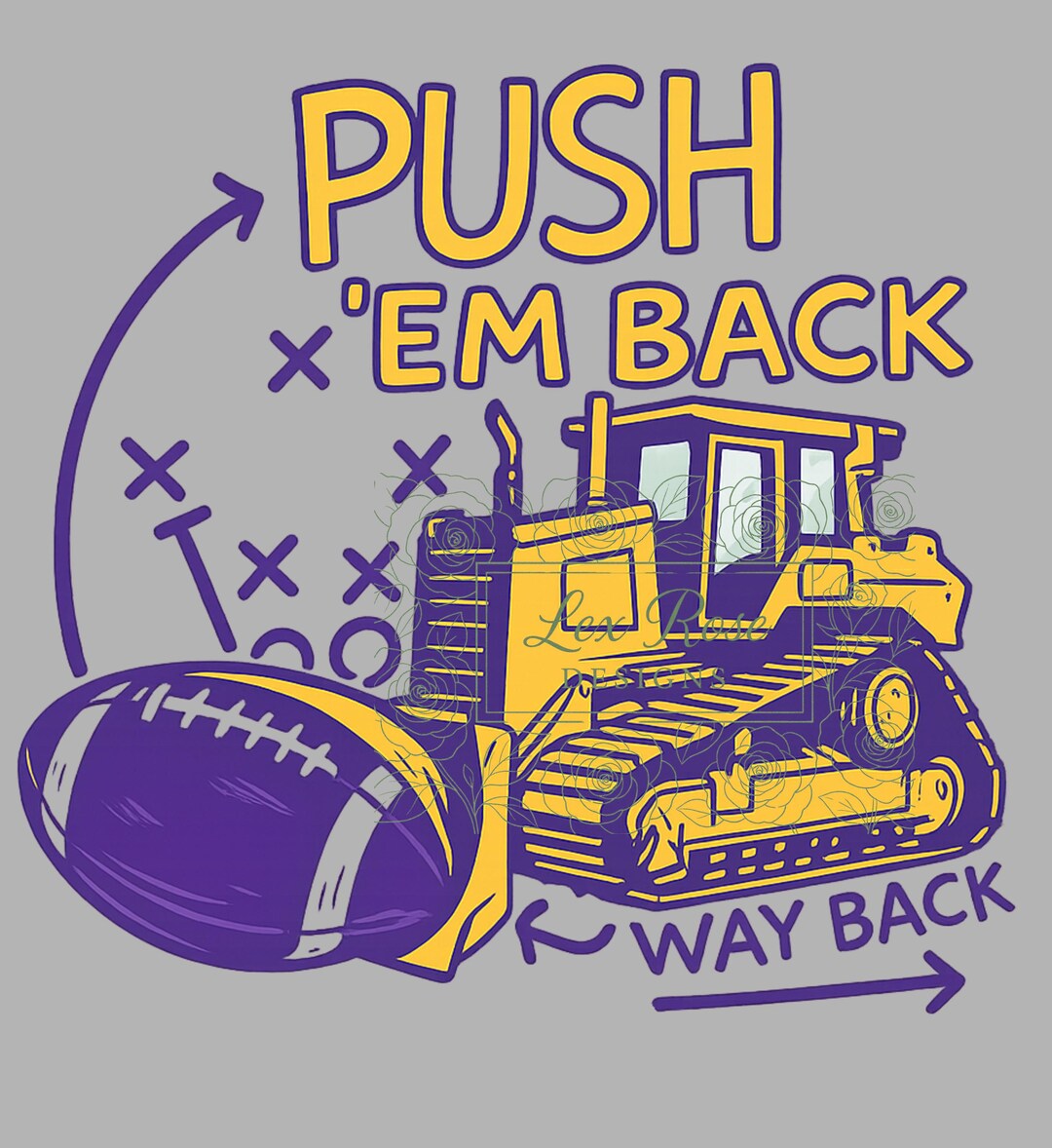 Lsu Tigers Push'em Back PNG: [digital File Download] - Etsy Australia