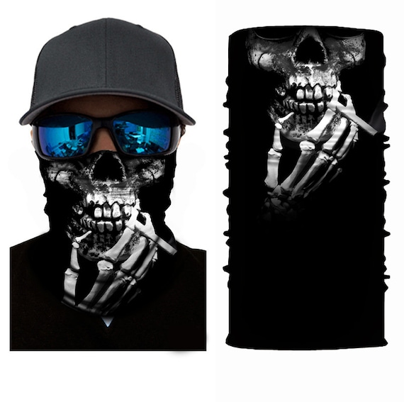 Skull Neck Gaitor Scarf Snood Ski Motor Bike Cycle Snowboarding Mask Neck Tube
