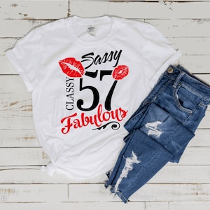 57 & Fabulous  SVG/PNG/DXF/jpg
