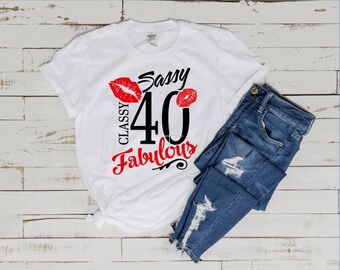 40 & Fabulous  SVG/PNG/EPS/jpg
