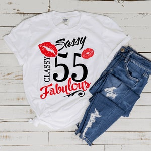 55 & Fabulous  SVG/PNG/DXF/jpg