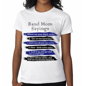 Band Mom Sayings SVG/PNG/DXF