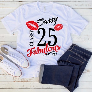 25 & Fabulous  SVG/PNG/DXF/jpg
